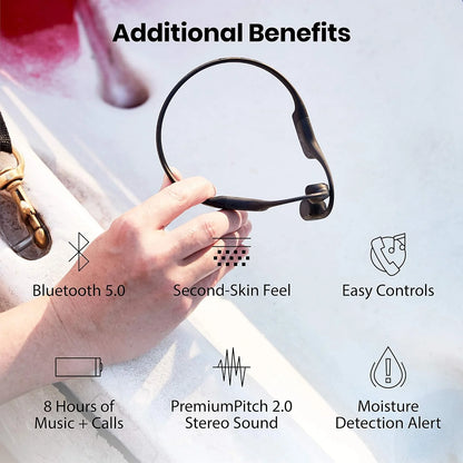 Aftershokz Aeropex Mini Bone Conduction Wireless Bluetooth Headphones