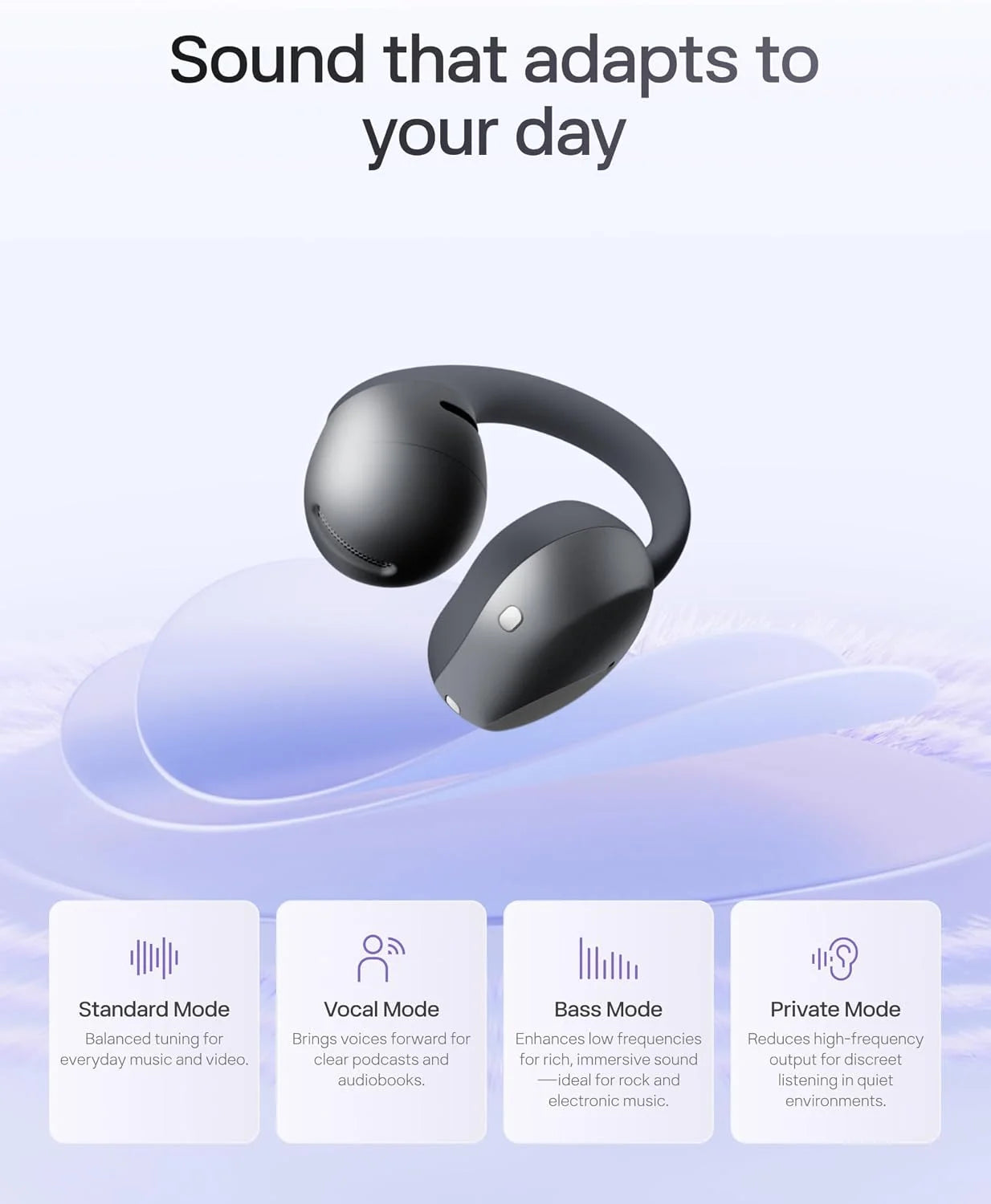 SHOKZ OpenDots Air Open-Ear Clip-On Bluetooth Earbuds, Black, Touch Control