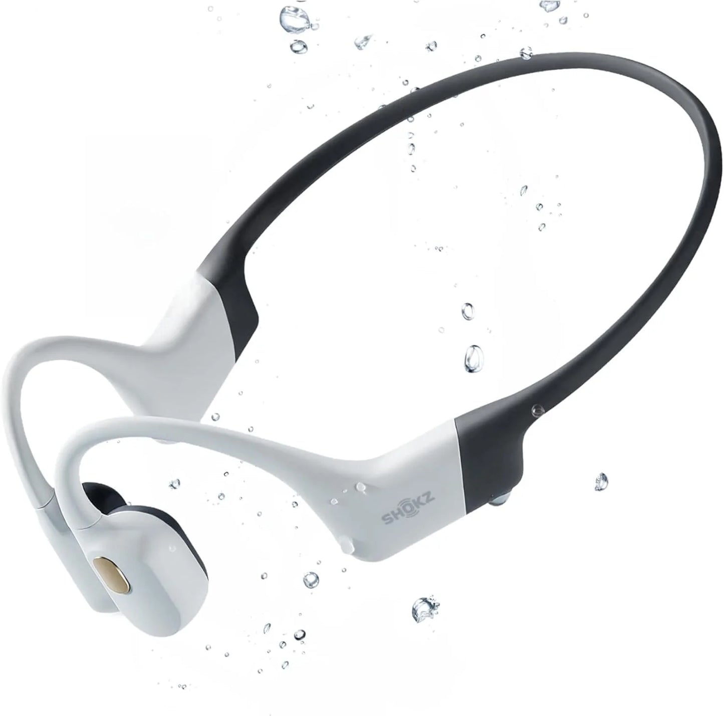 SHOKZ OpenSwim Pro Open-Ear MP3 Headphones, Red, IP68 Waterproof, 32GB MP3