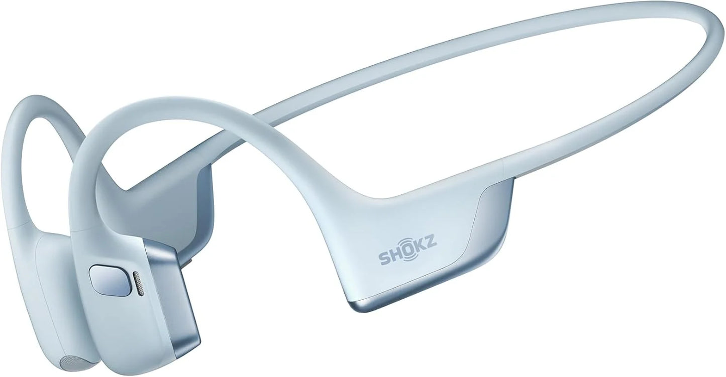 SHOKZ OpenRun Pro 2 Bone Conduction Bluetooth Sport Headphones, Silver